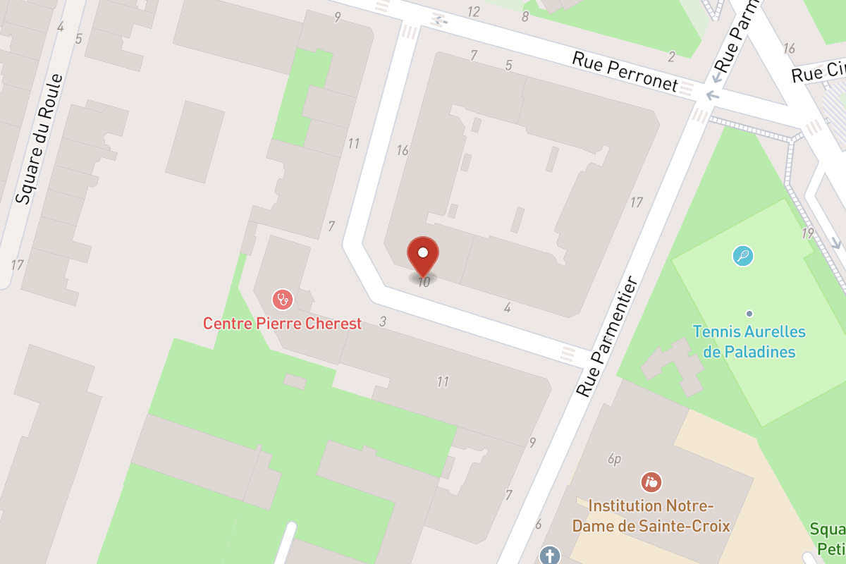 Plan de situation — 10 Rue Pierre Chérest