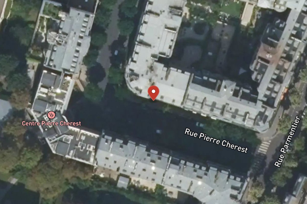 Vue satellite — 10 Rue Pierre Chérest