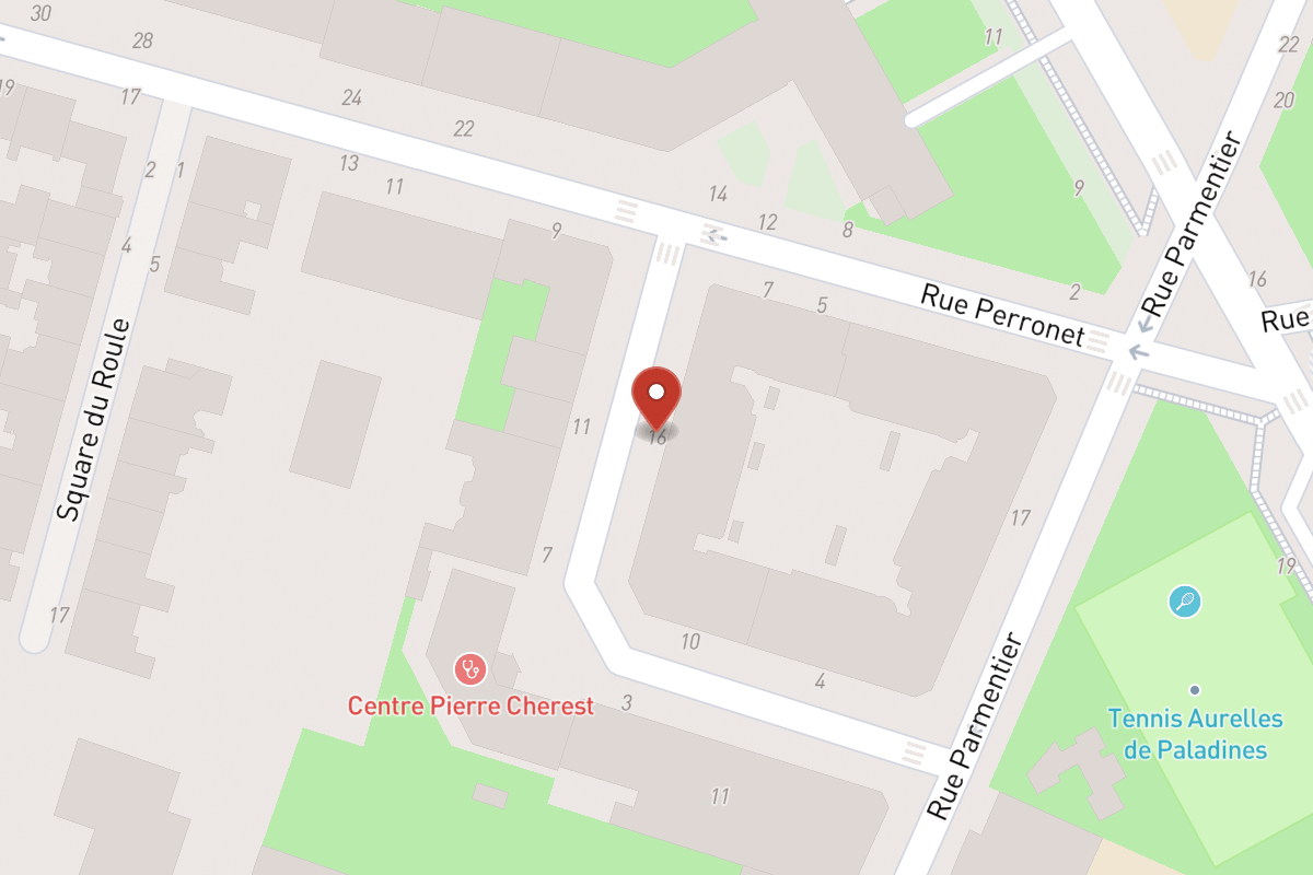 Plan de situation — 16 Rue Pierre Chérest