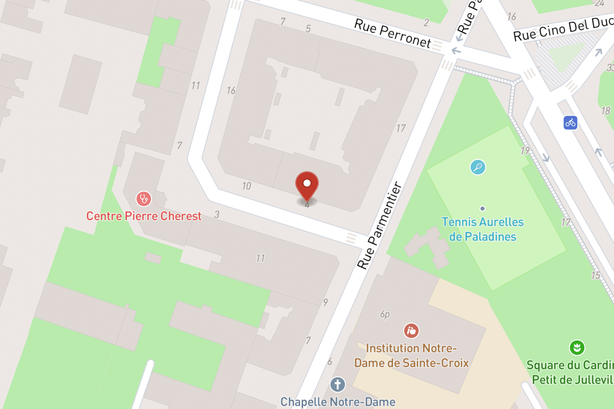 Plan de situation — 4 Rue Pierre Chérest
