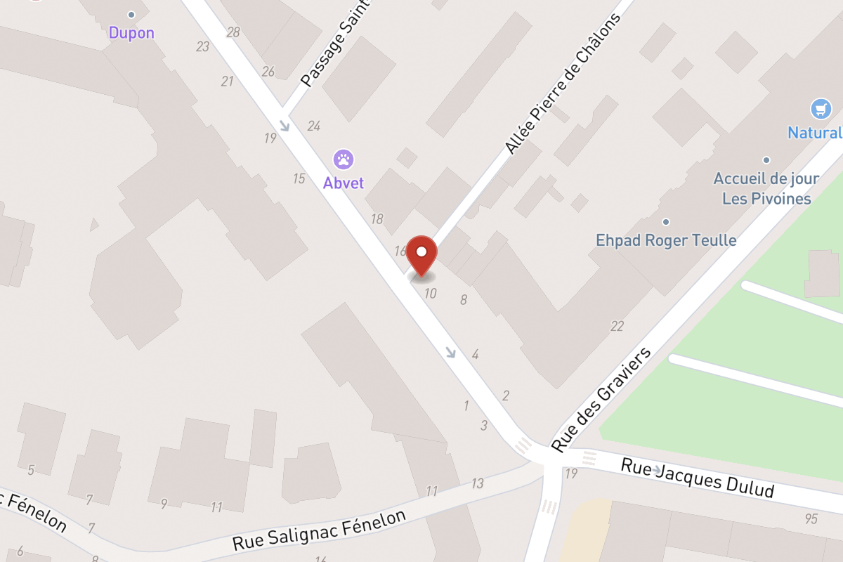 Plan de situation — 12 Rue Pierret