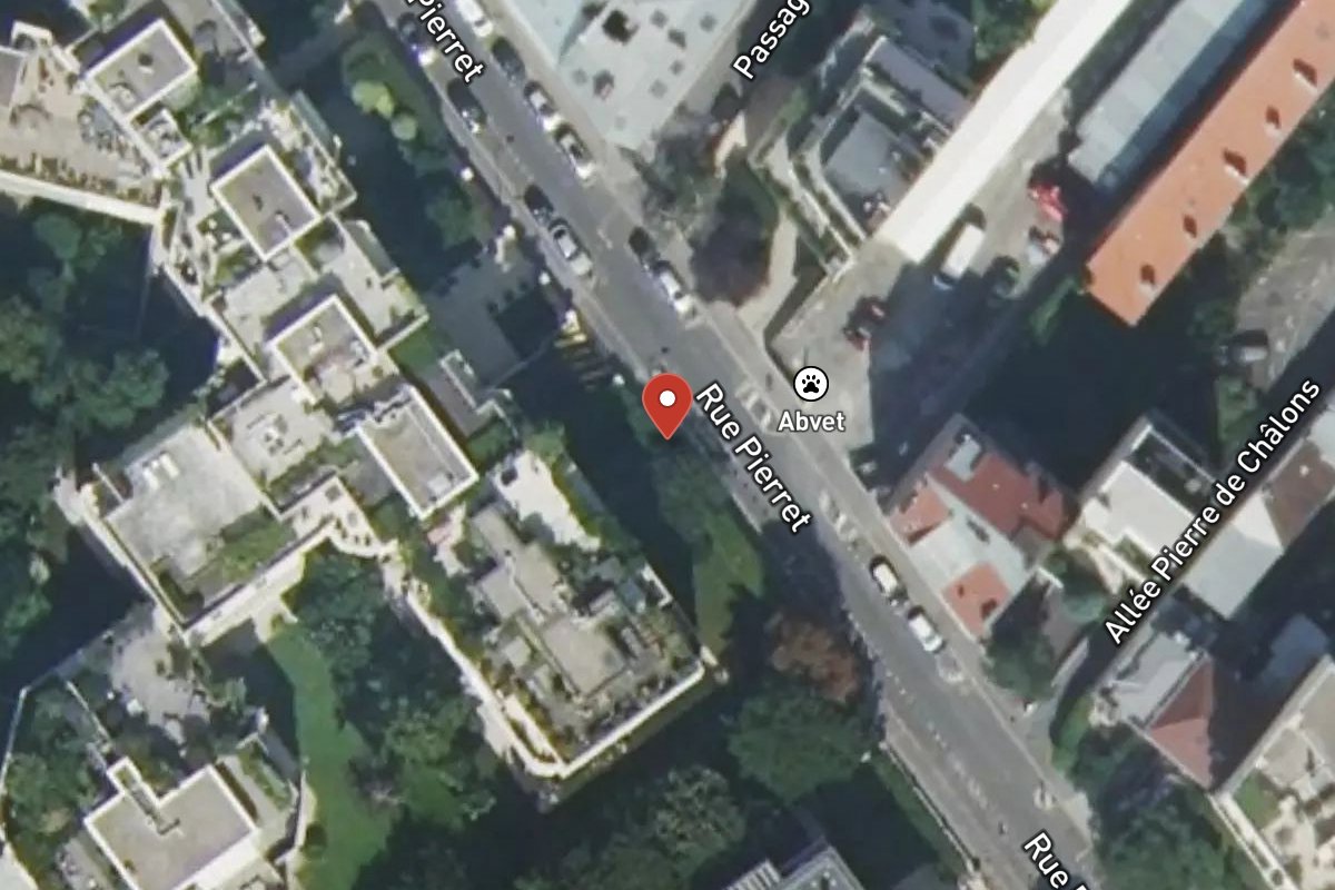 Vue satellite — 15 Rue Pierret