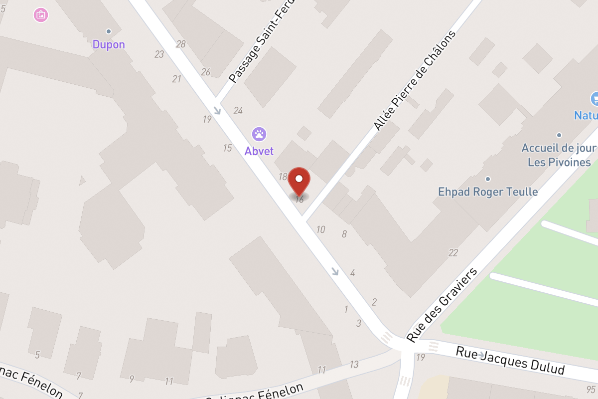 Plan de situation — 16 Rue Pierret