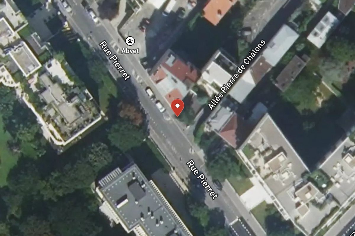 Vue satellite — 16 Rue Pierret