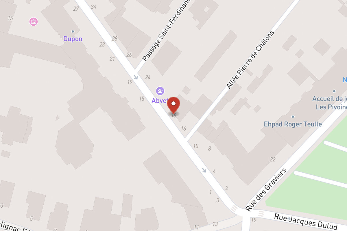 Plan de situation — 18 Rue Pierret