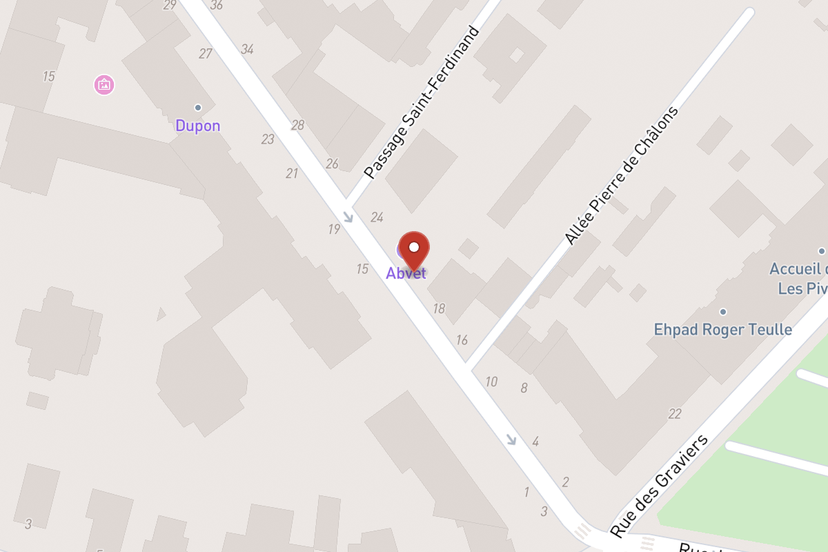 Plan de situation — 20 Rue Pierret