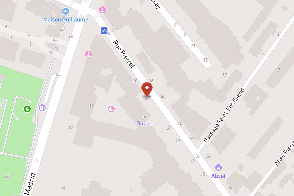Plan de situation — 27 Rue Pierret