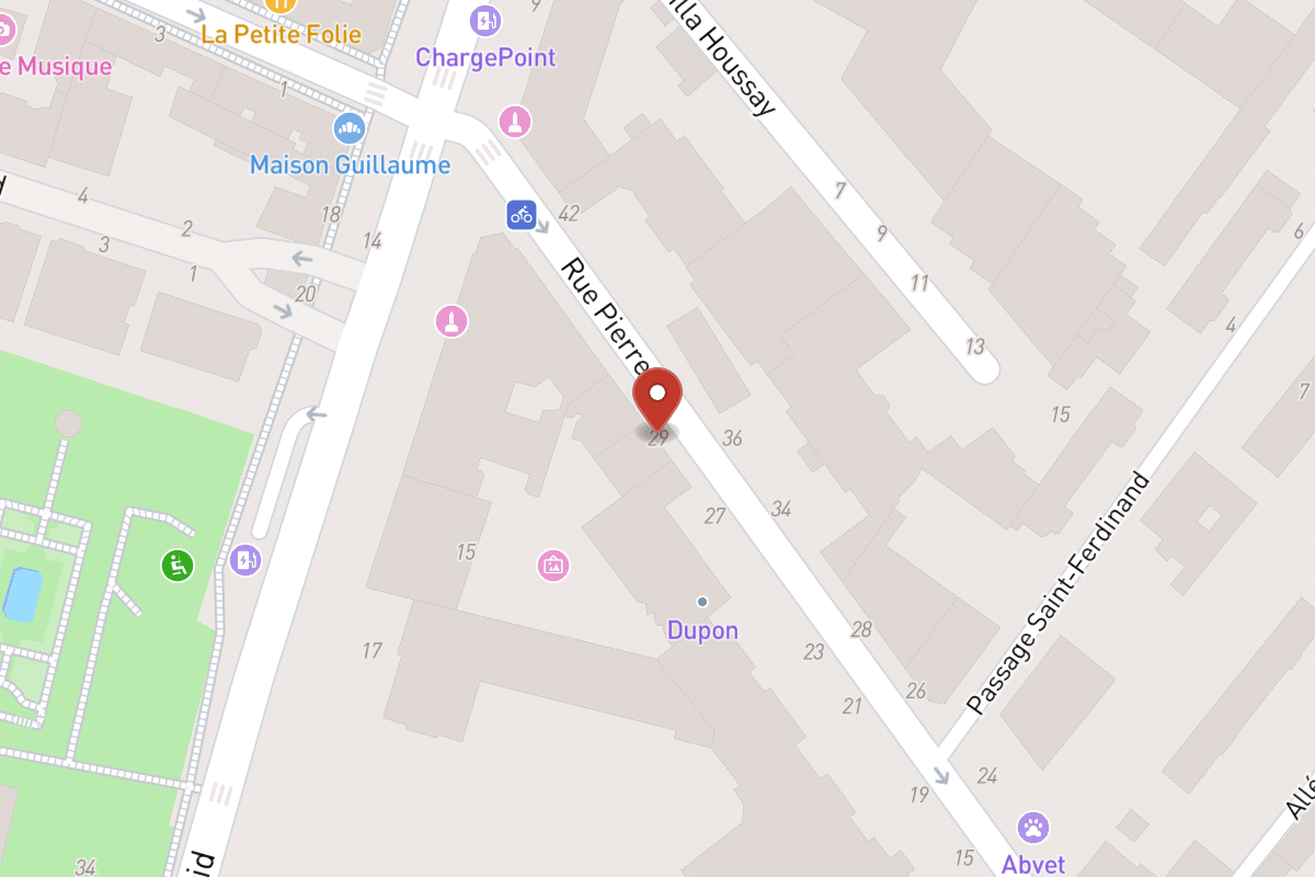 Plan de situation — 29 Rue Pierret