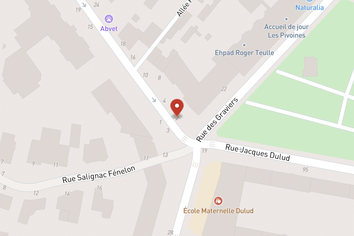 Plan de situation — 2 Rue Pierret