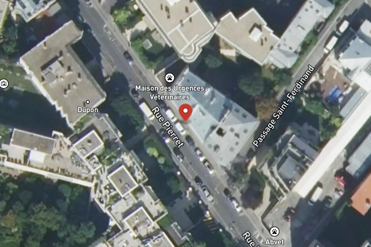 Vue satellite — 30 Rue Pierret