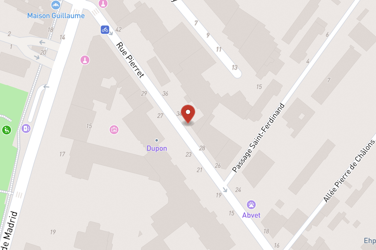 Plan de situation — 32 Rue Pierret
