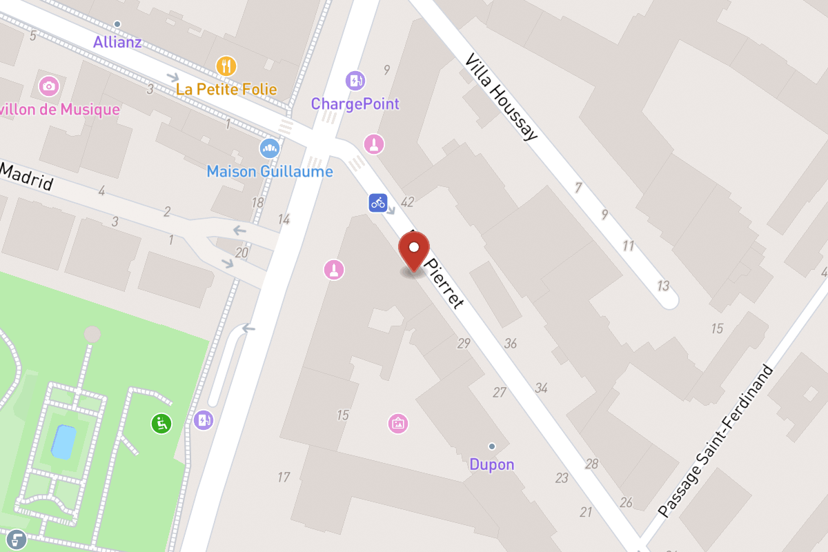 Plan de situation — 33 Rue Pierret