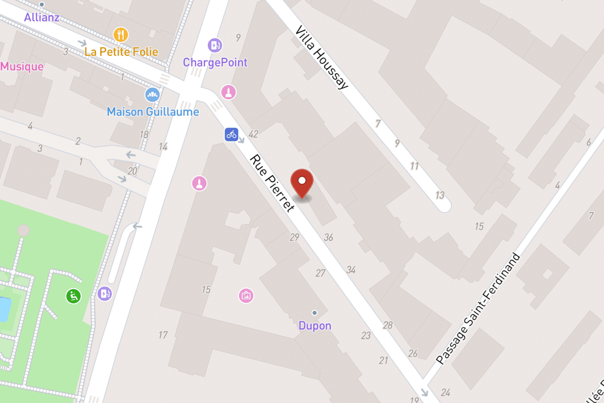 Plan de situation — 38 Rue Pierret