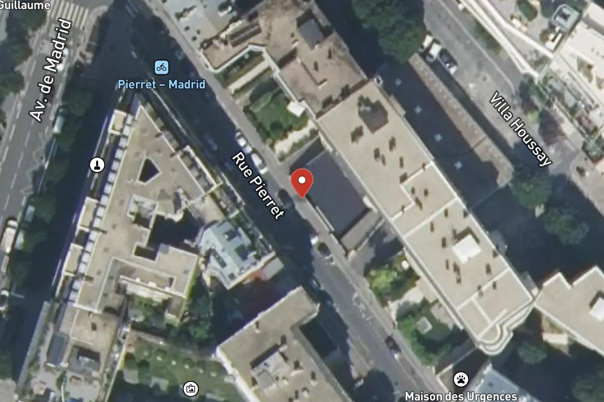 Vue satellite — 38 Rue Pierret