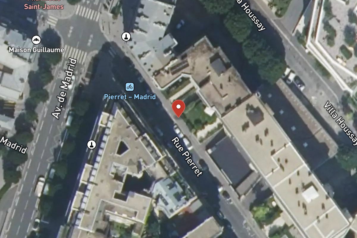 Vue satellite — 40 Rue Pierret