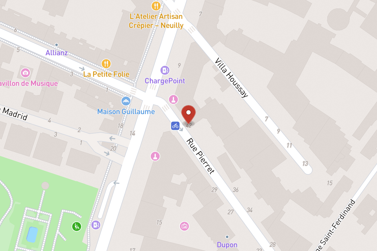 Plan de situation — 42 Rue Pierret