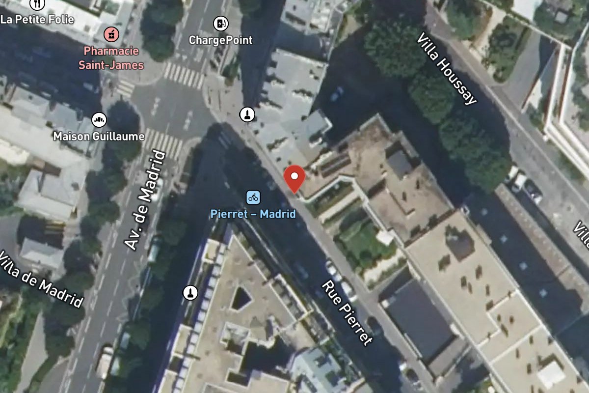 Vue satellite — 42 Rue Pierret