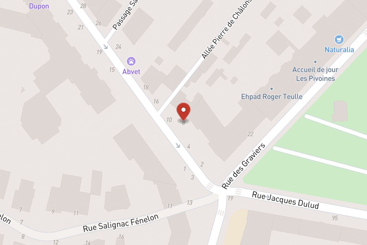 Plan de situation — 8 Rue Pierret