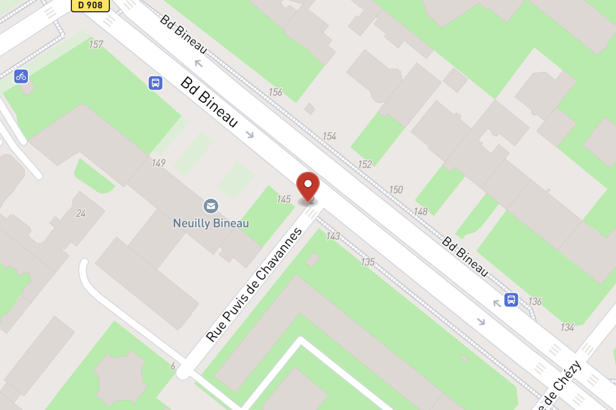 Plan de situation — 2 Rue Puvis de Chavannes
