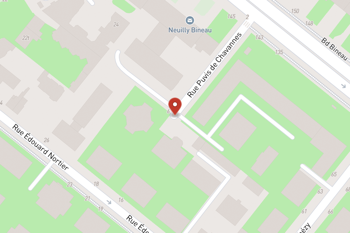 Plan de situation — 3 Rue Puvis de Chavannes