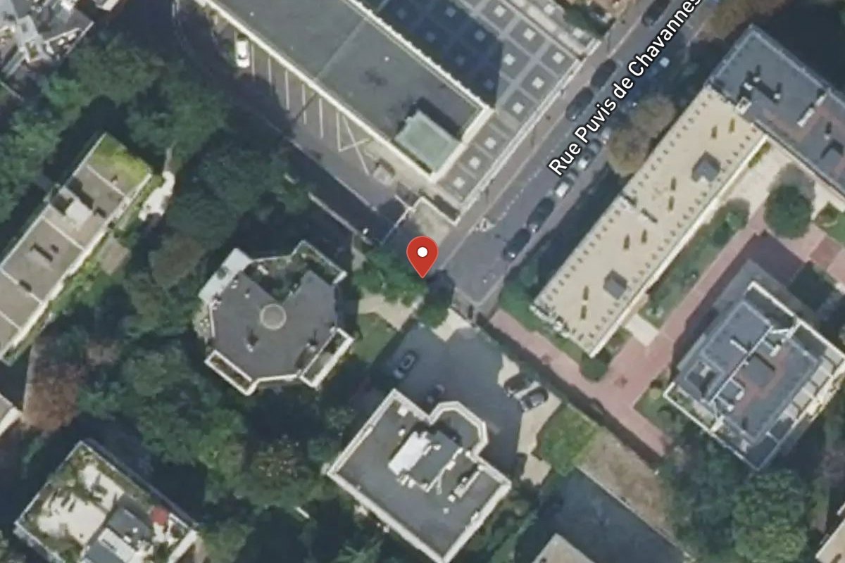 Vue satellite — 6 Rue Puvis de Chavannes