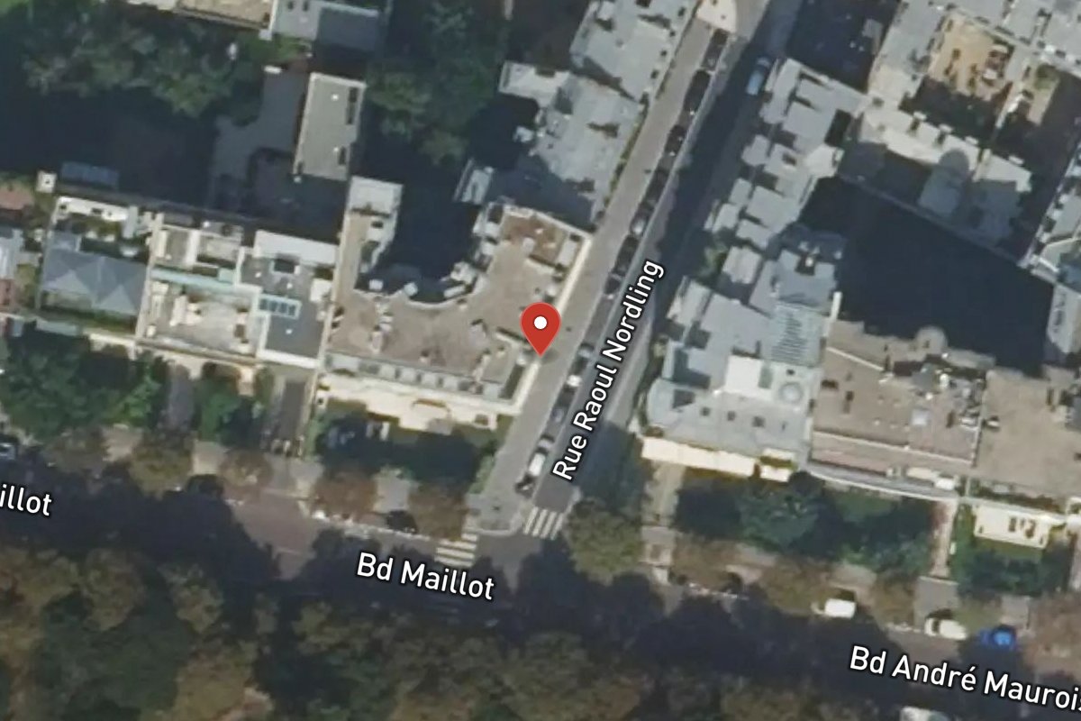 Vue satellite — 1 Rue Raoul Nordling