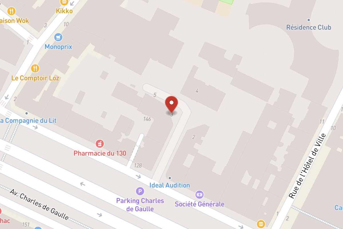 Plan de situation — 3 Rue Rigaud