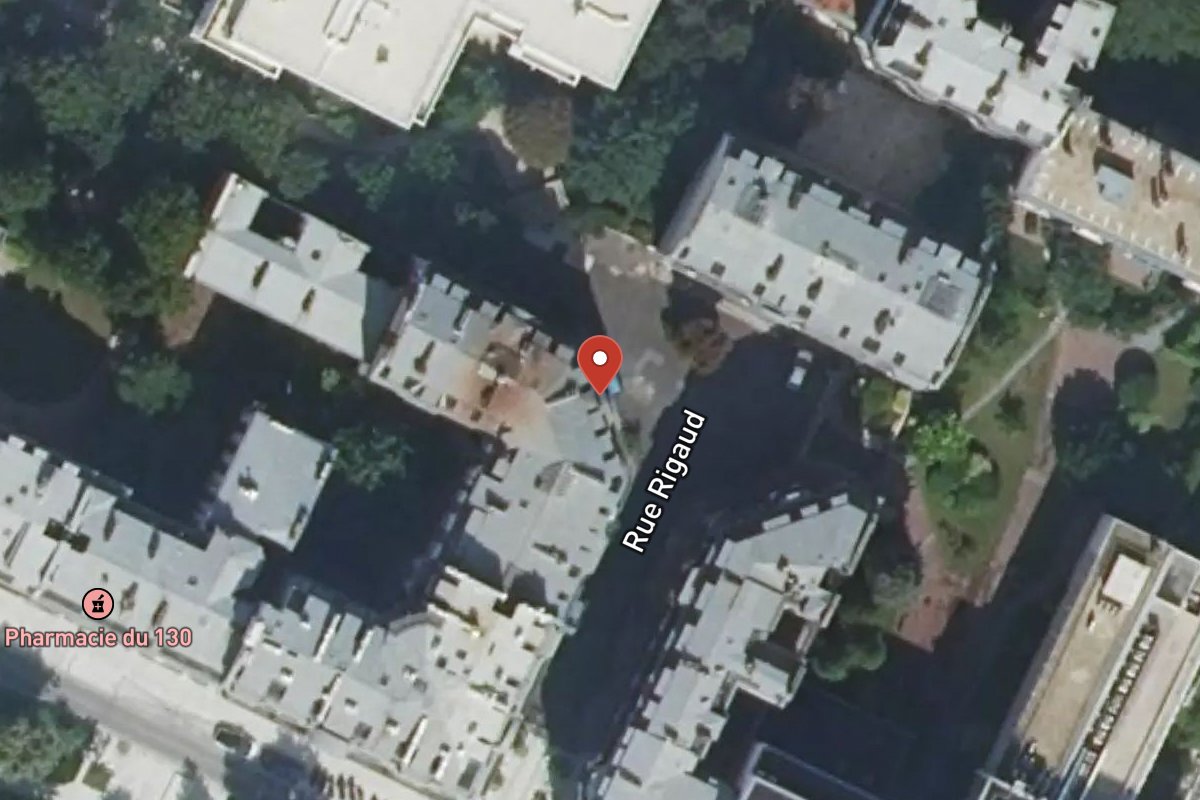 Vue satellite — 3 Rue Rigaud