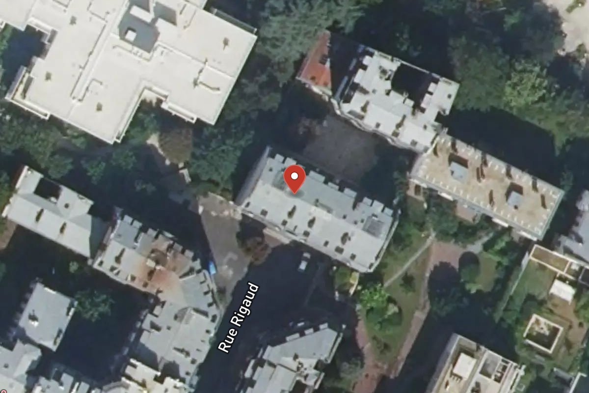 Vue satellite — 4BIS Rue Rigaud