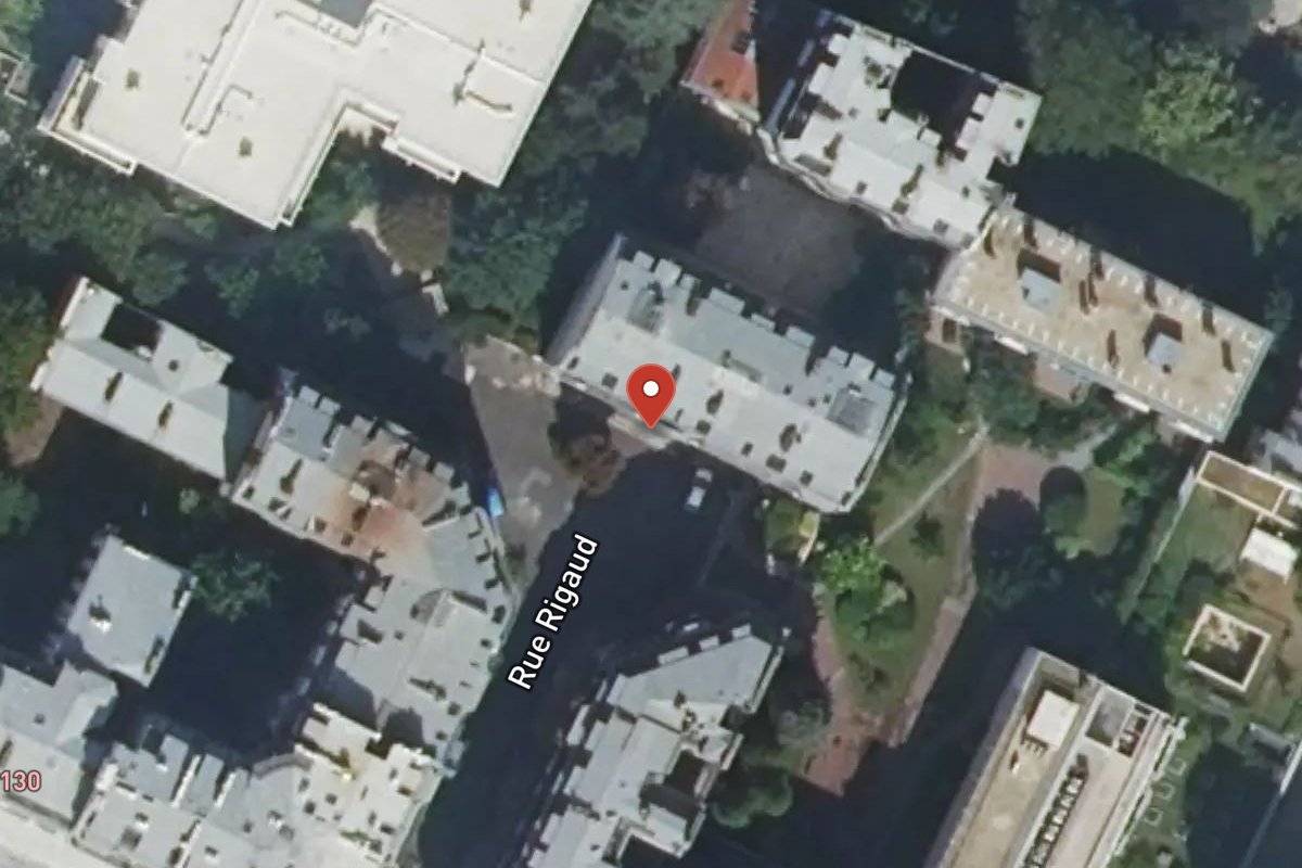 Vue satellite — 4 Rue Rigaud