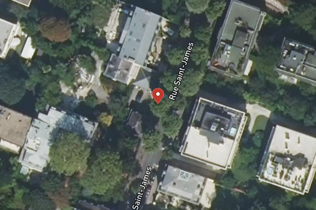 Vue satellite — 12 Rue Saint-James