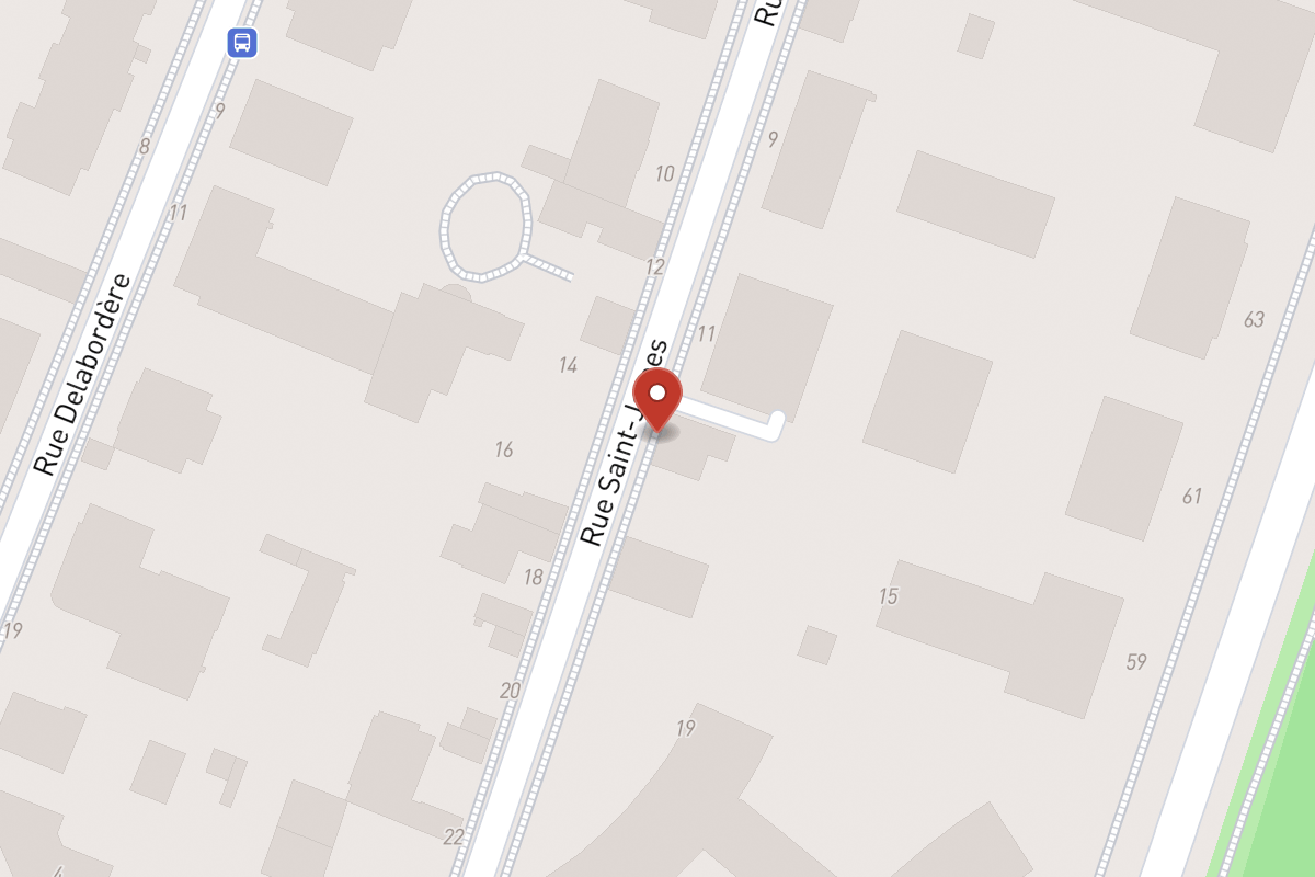 Plan de situation — 13 Rue Saint-James