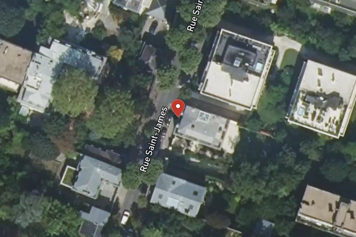 Vue satellite — 13 Rue Saint-James
