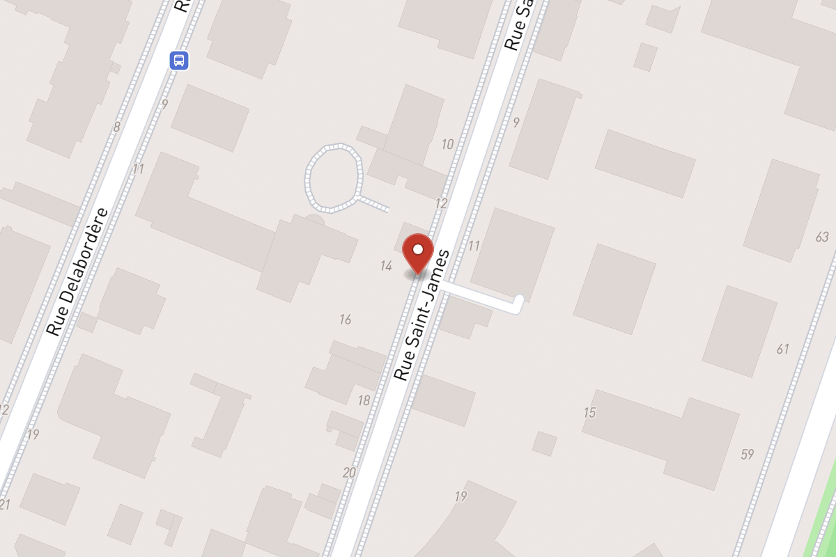 Plan de situation — 14 Rue Saint-James