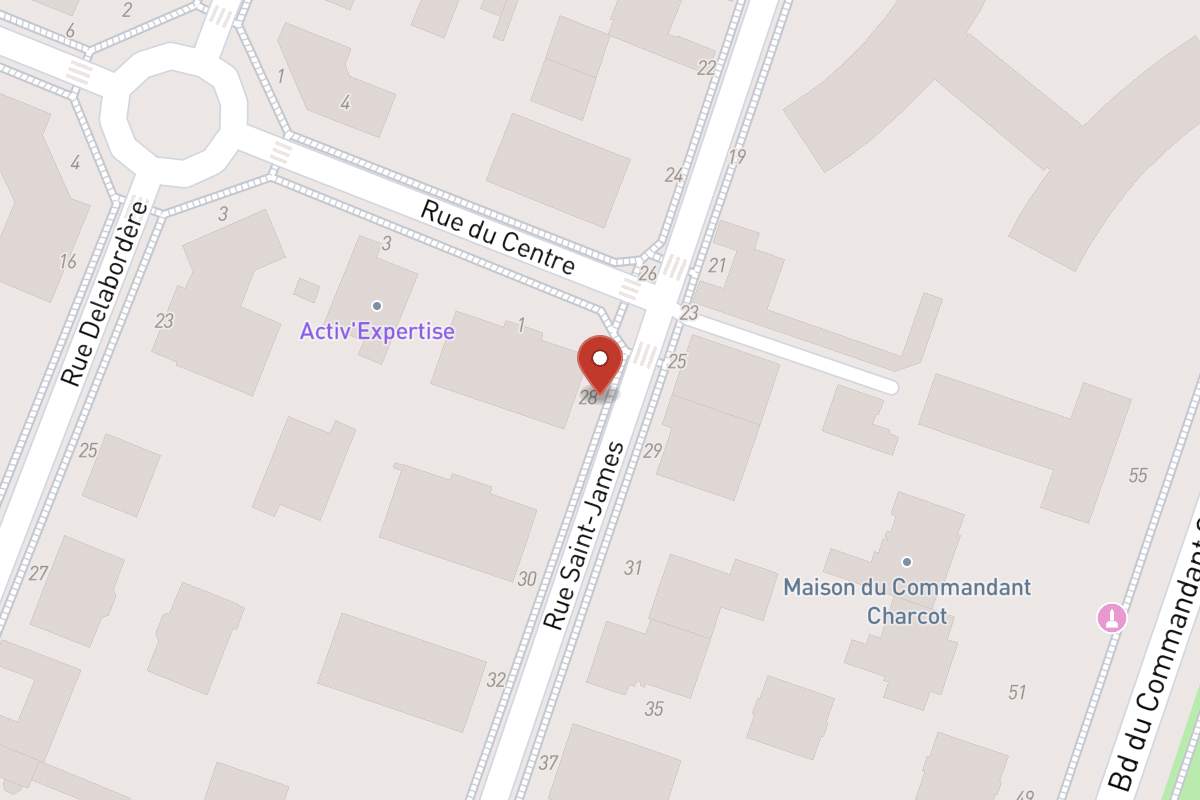 Plan de situation — 28 Rue Saint-James