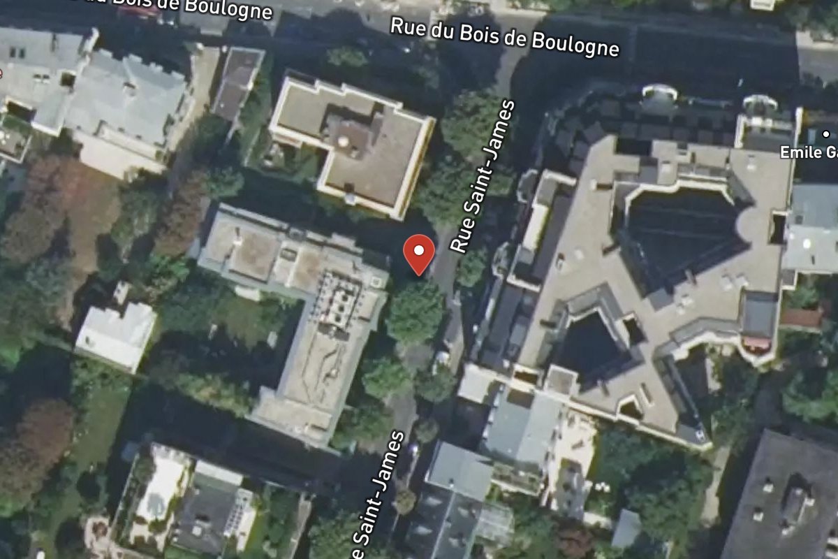 Vue satellite — 4 Rue Saint-James