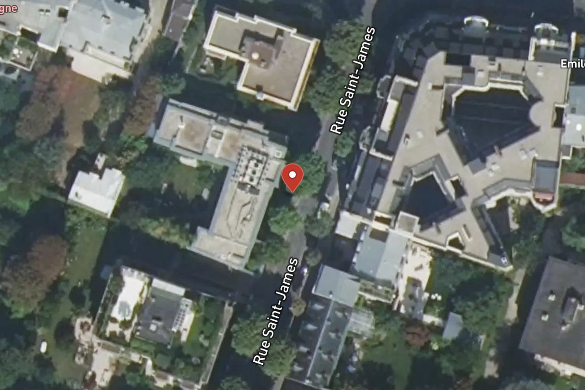 Vue satellite — 6 Rue Saint-James