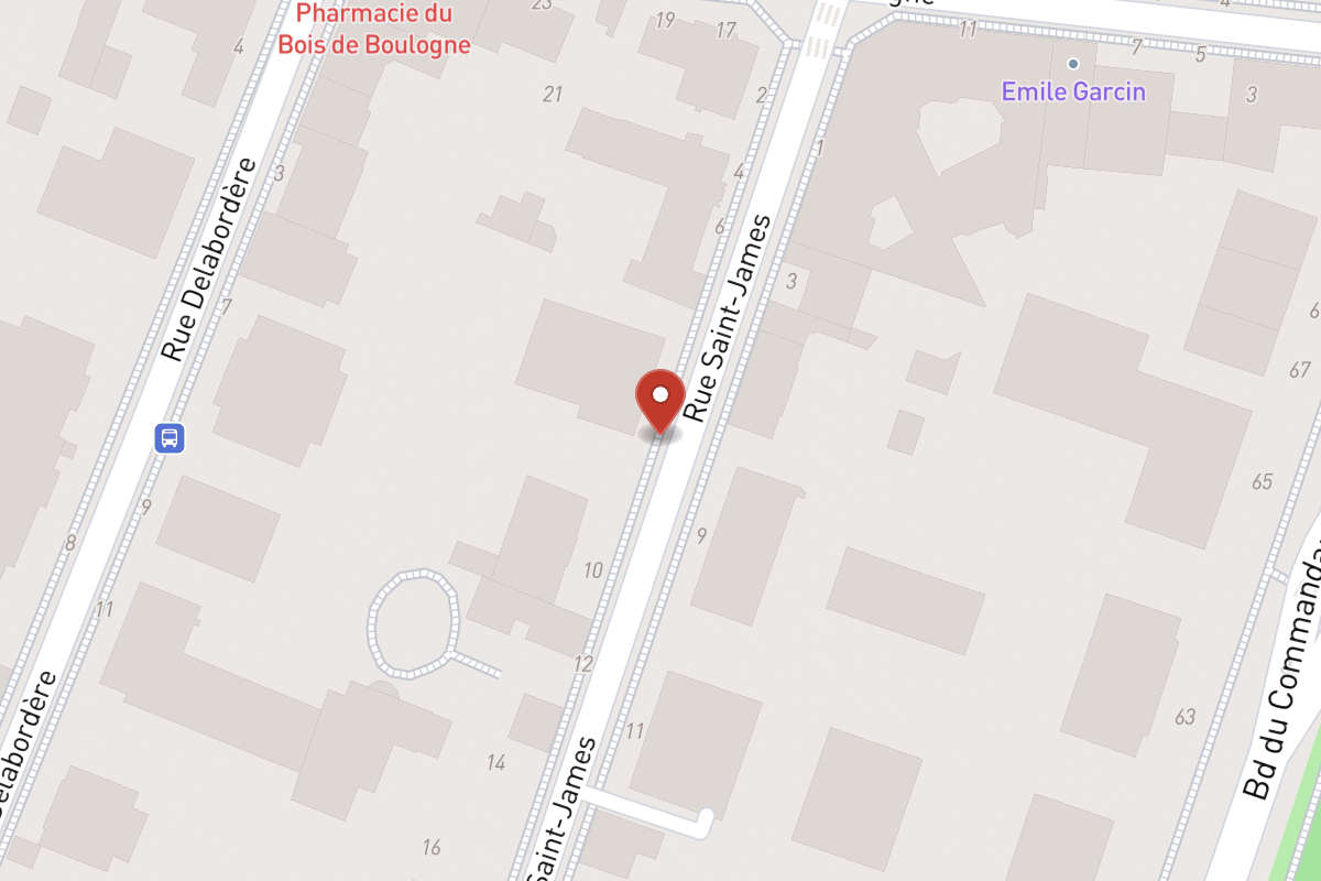 Plan de situation — 8 Rue Saint-James