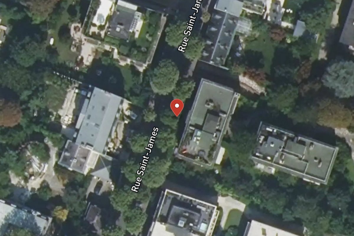 Vue satellite — 9 Rue Saint-James