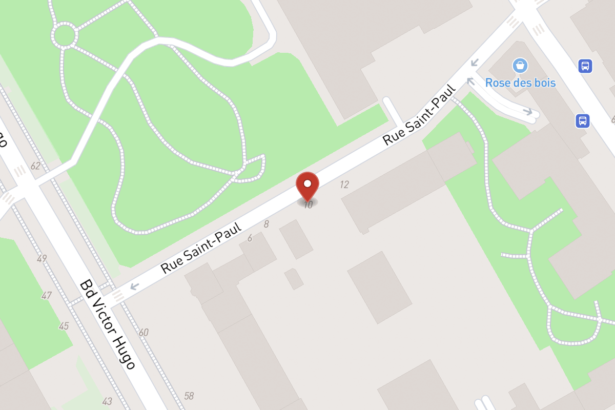 Plan de situation — 10 Rue Saint - Paul
