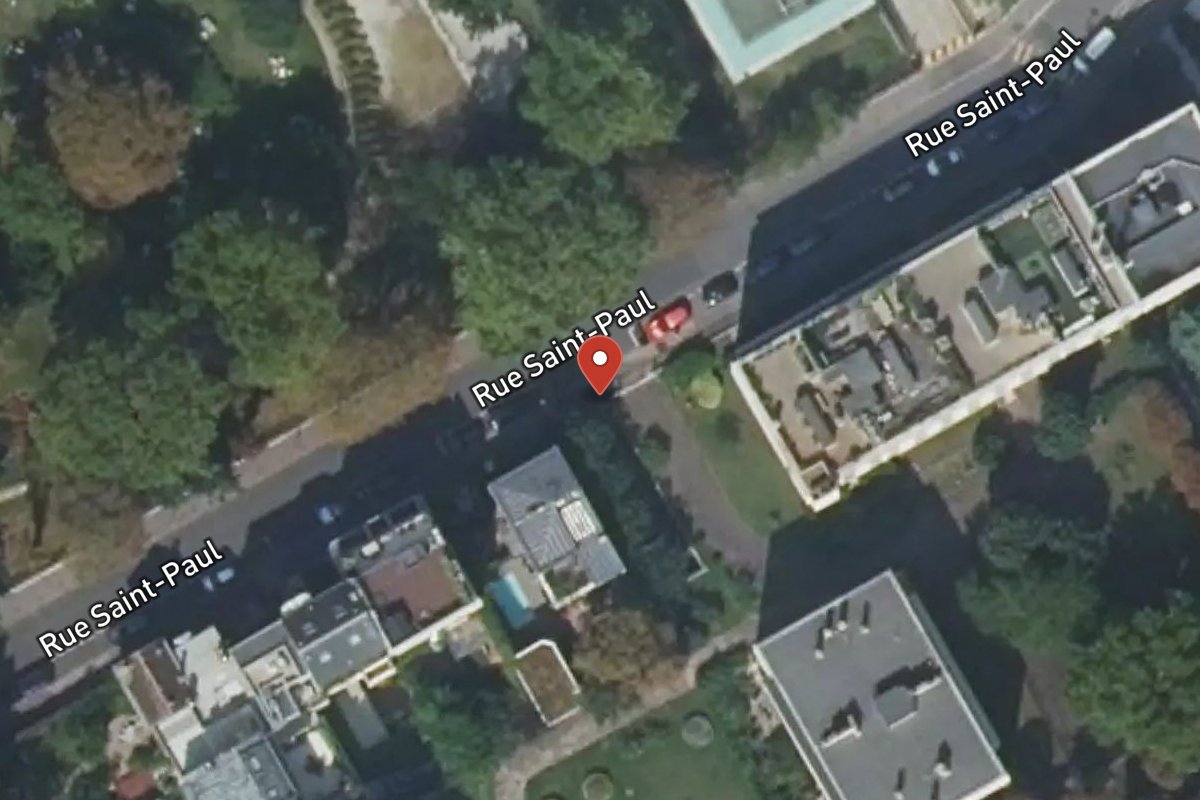 Vue satellite — 10 Rue Saint - Paul