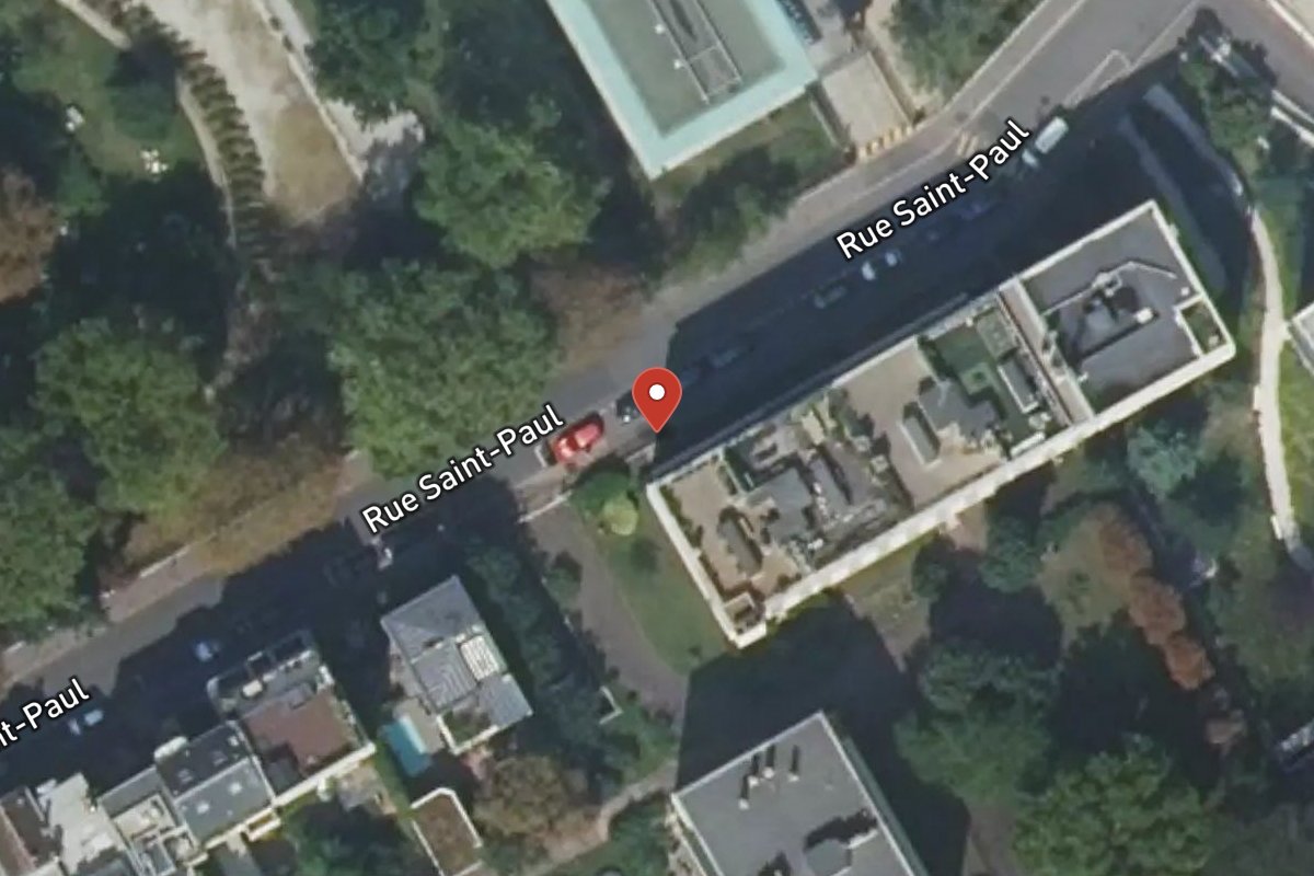 Vue satellite — 12 Rue Saint - Paul