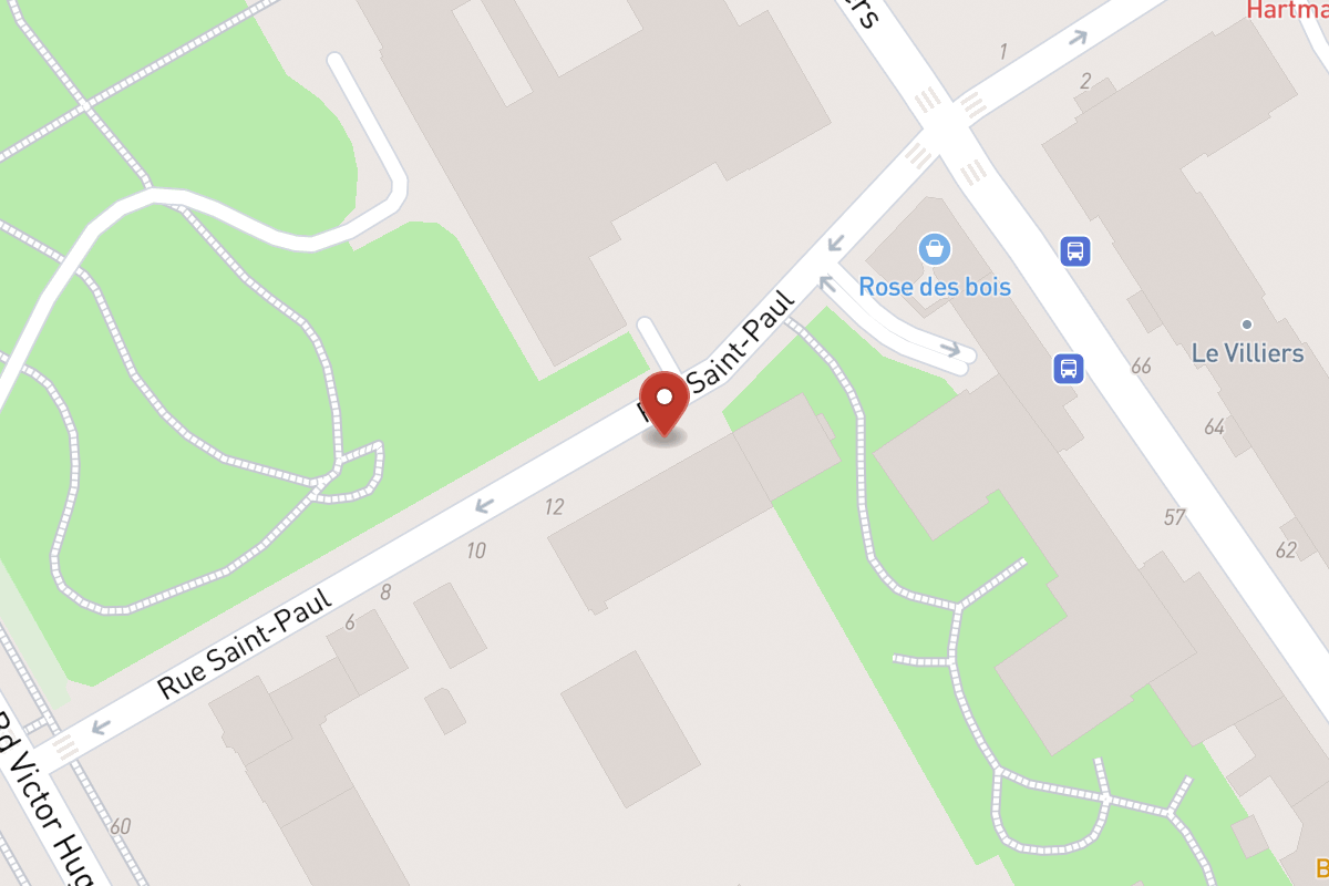 Plan de situation — 14 Rue Saint - Paul