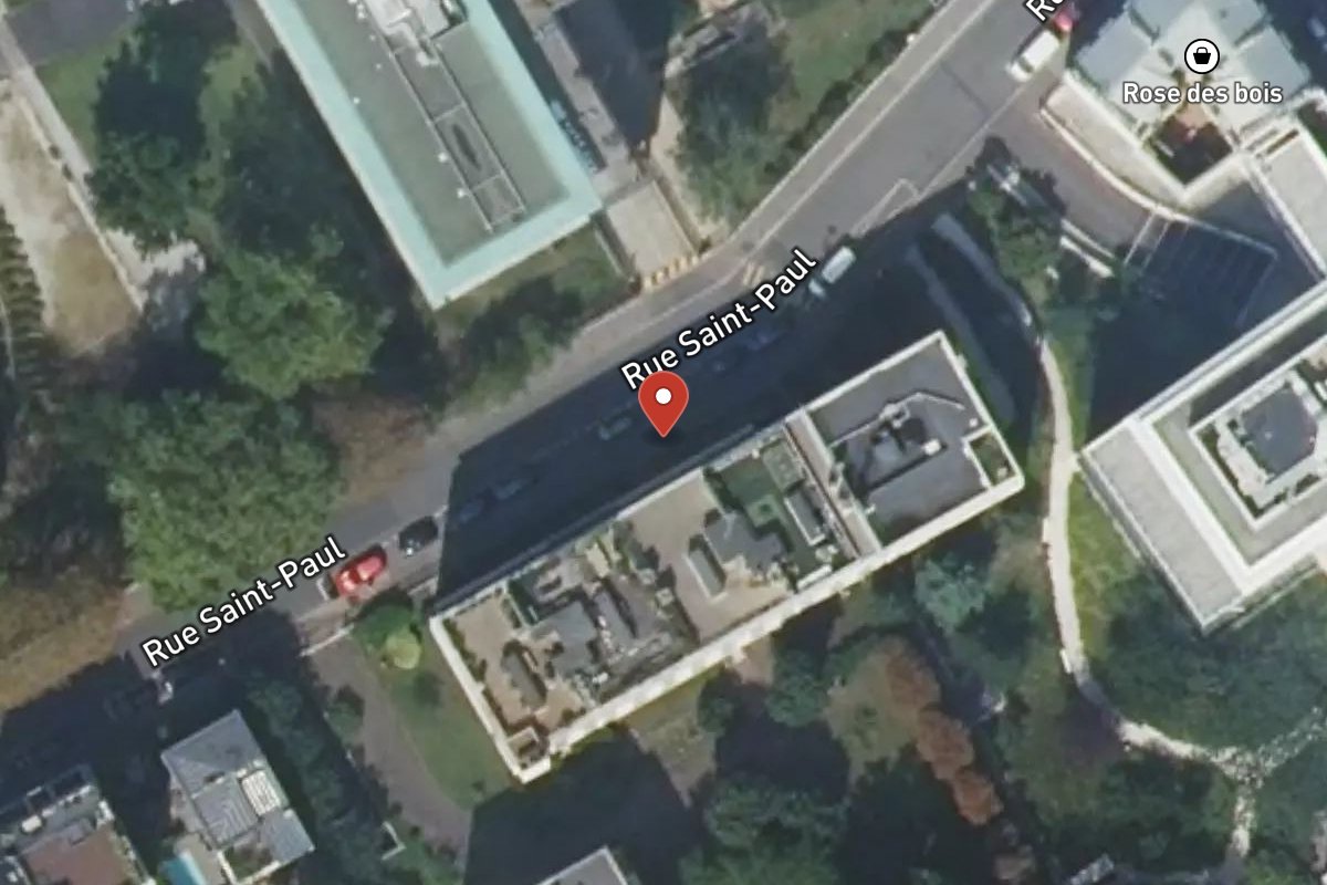 Vue satellite — 14 Rue Saint - Paul