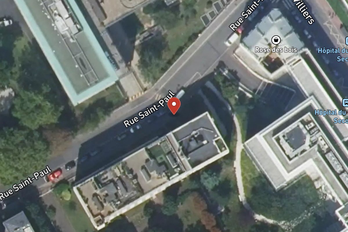 Vue satellite — 16 Rue Saint - Paul