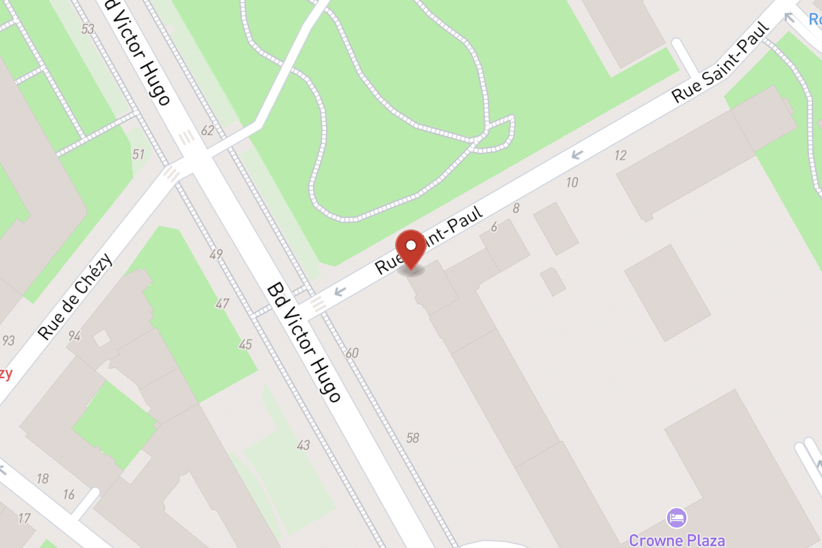 Plan de situation — 2 Rue Saint - Paul