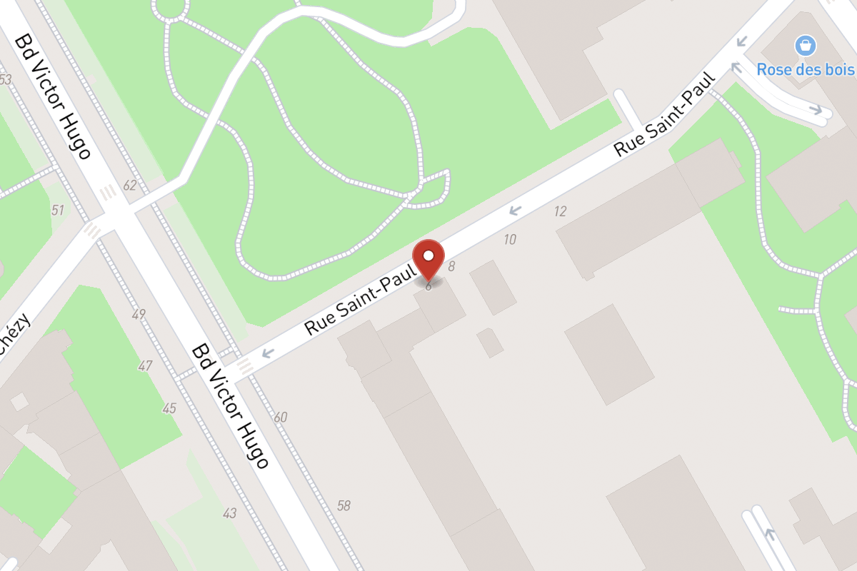 Plan de situation — 6 Rue Saint - Paul