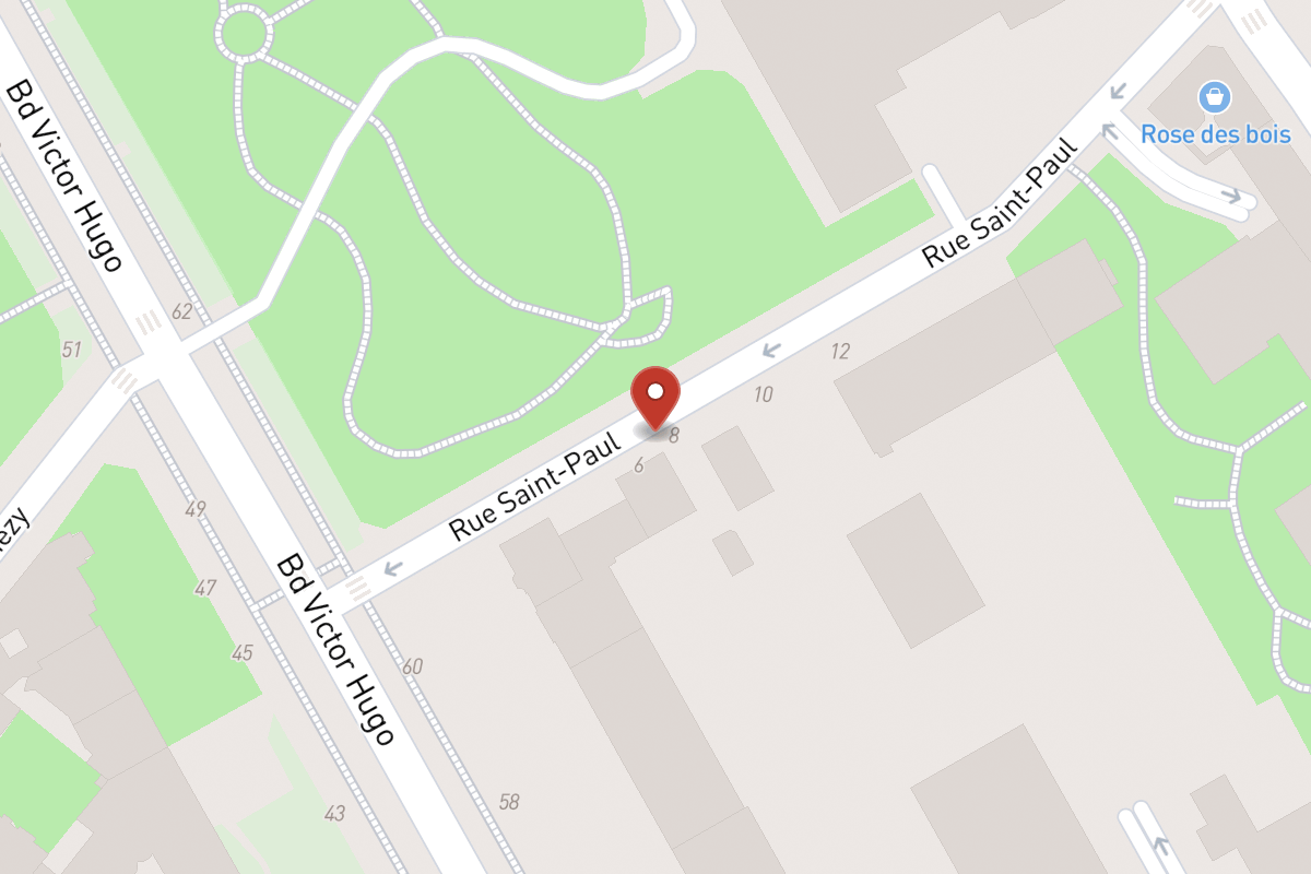 Plan de situation — 8BIS Rue Saint - Paul