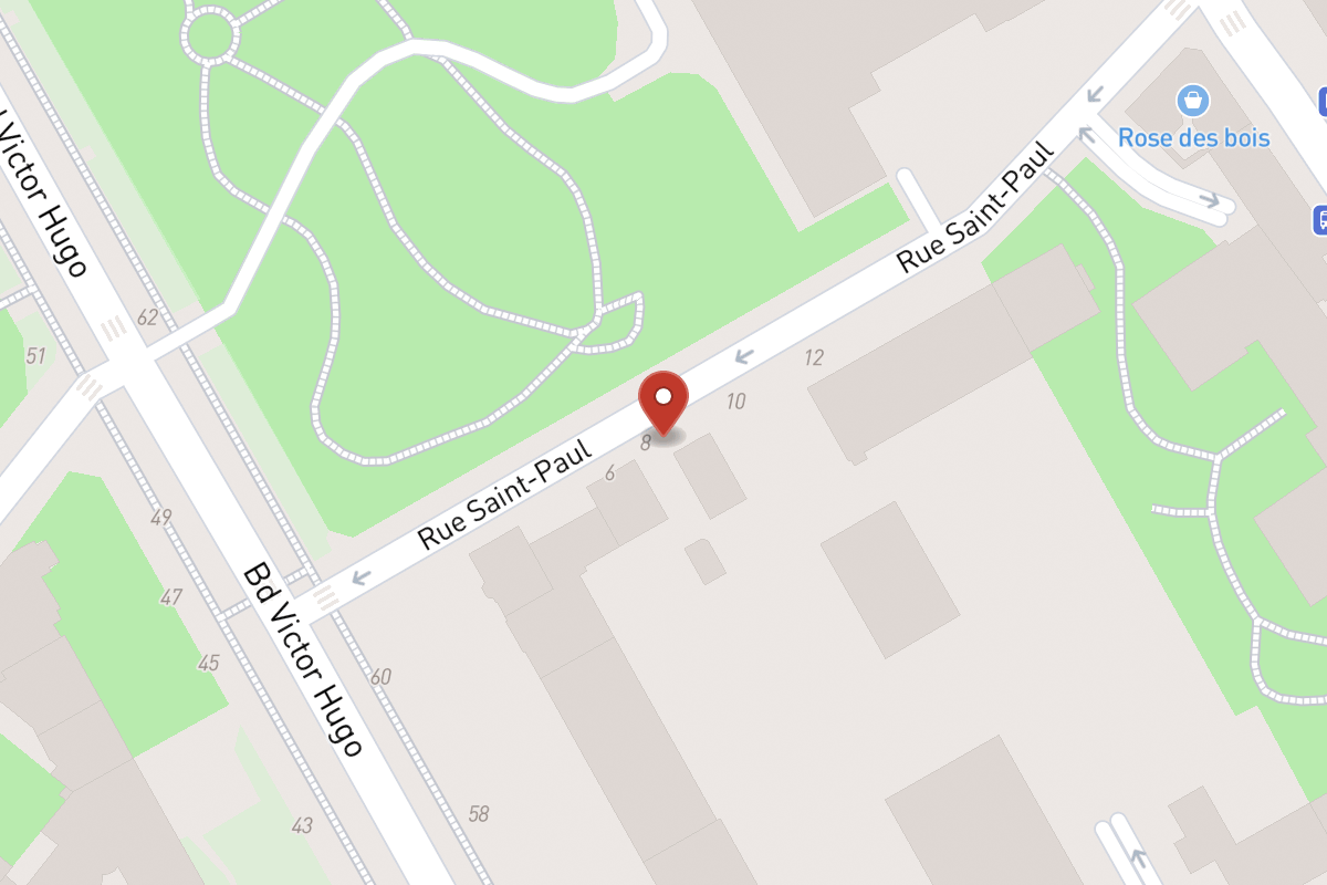 Plan de situation — 8 Rue Saint - Paul