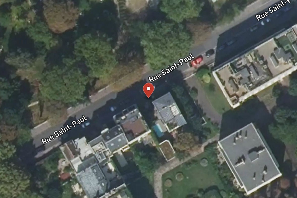 Vue satellite — 8 Rue Saint - Paul